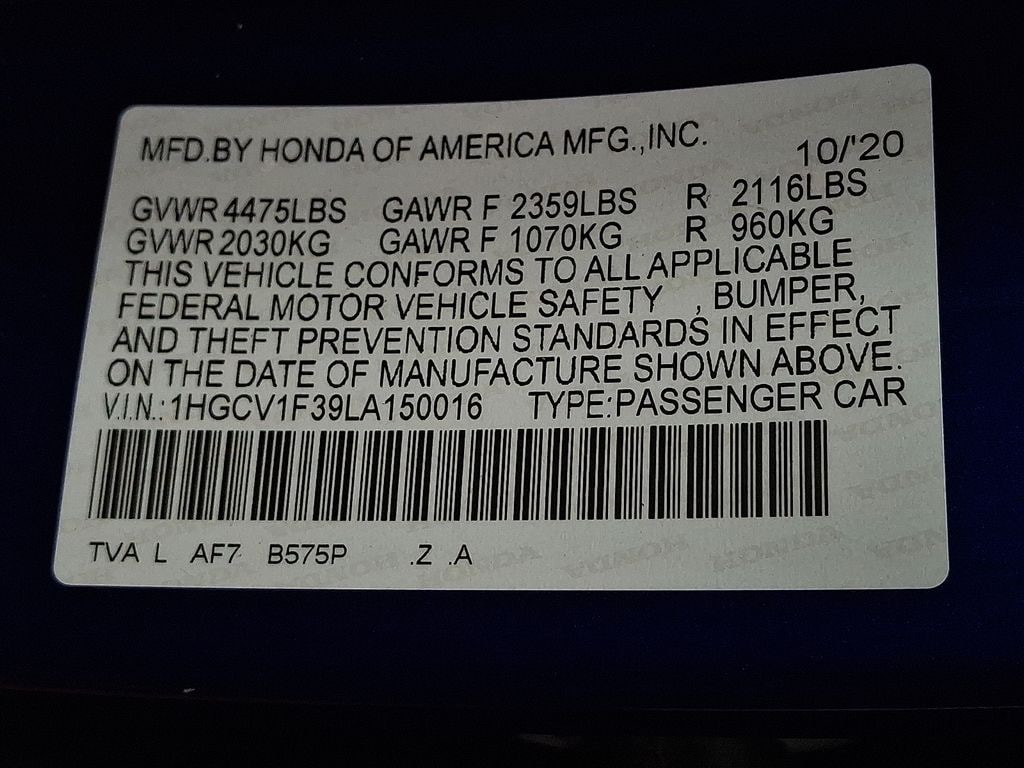Thumbnail: 2020 Honda Accord - 26