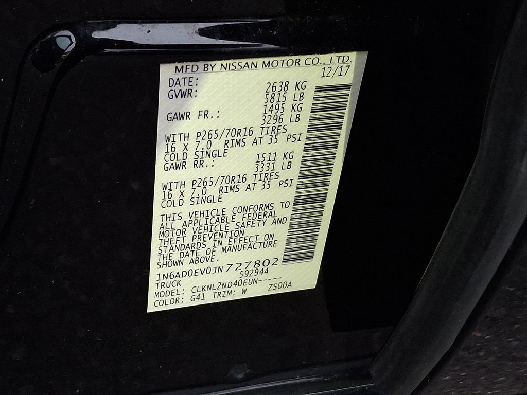 Thumbnail: 2018 Nissan Frontier - 22