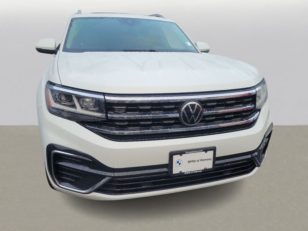 Used 2021 Volkswagen Atlas SEL R-Line with VIN 1V2SR2CAXMC583565 for sale in Ramsey, NJ