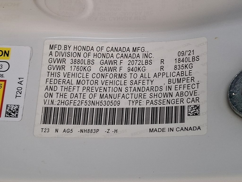 Thumbnail: 2022 Honda Civic - 26