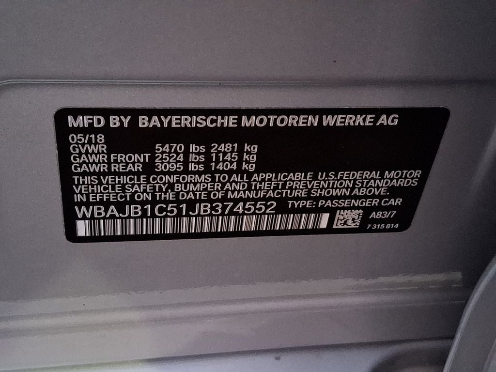 Thumbnail: 2018 BMW 5 Series - 25