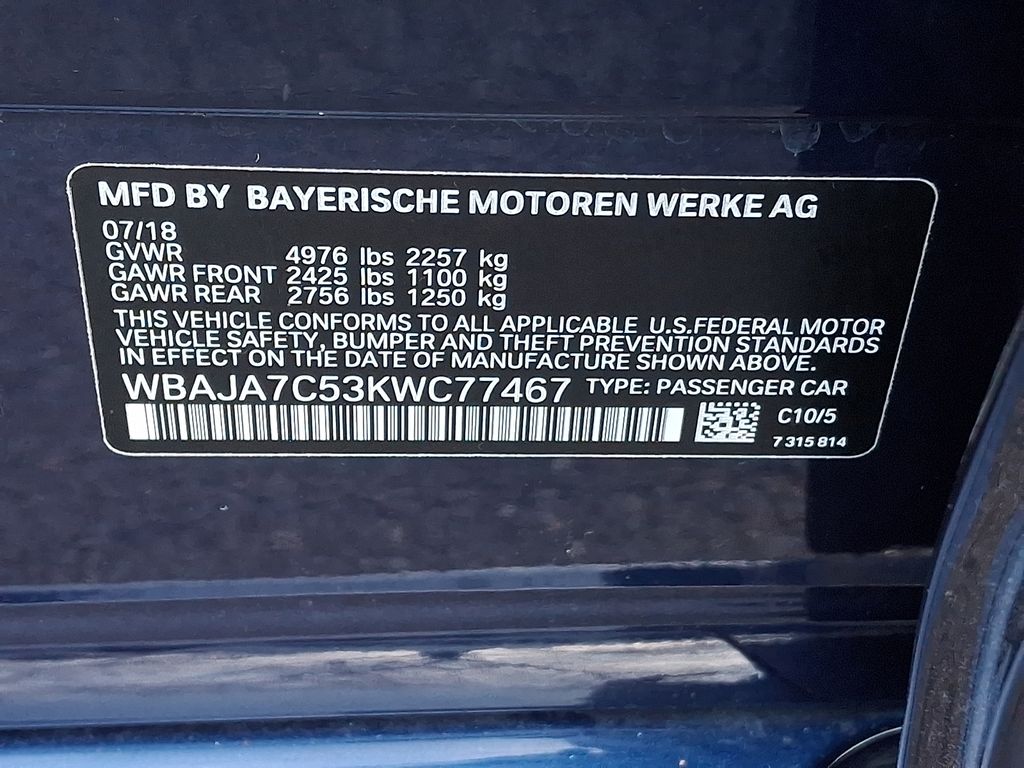 Thumbnail: 2019 BMW 5 Series - 26