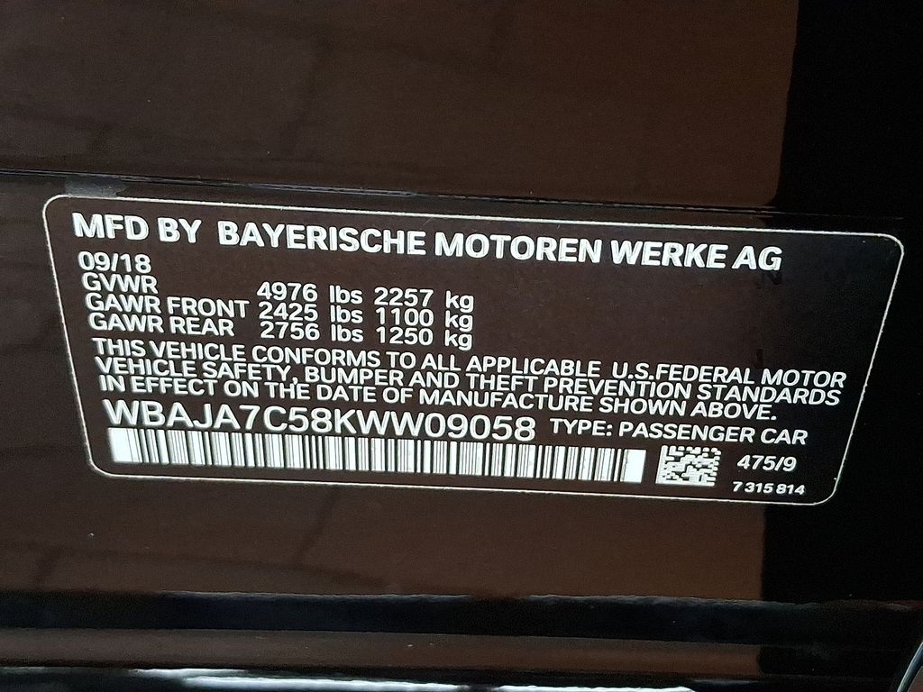 Thumbnail: 2019 BMW 5 Series - 26