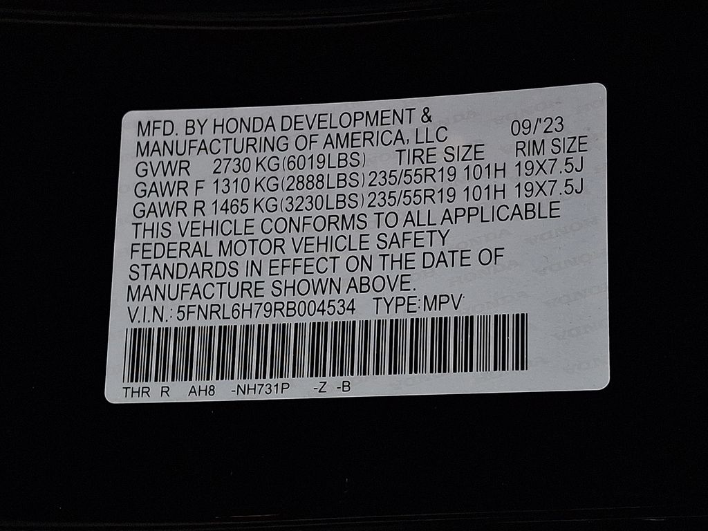 Thumbnail: 2024 Honda Odyssey - 25