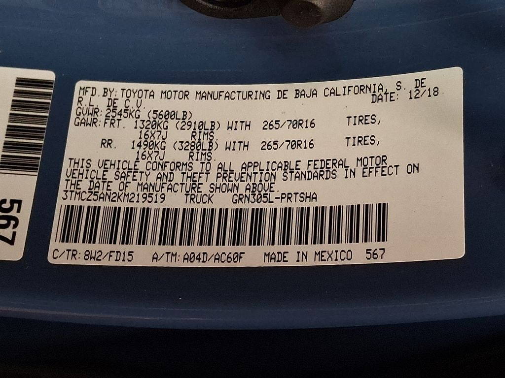 Thumbnail: 2019 Toyota Tacoma - 25