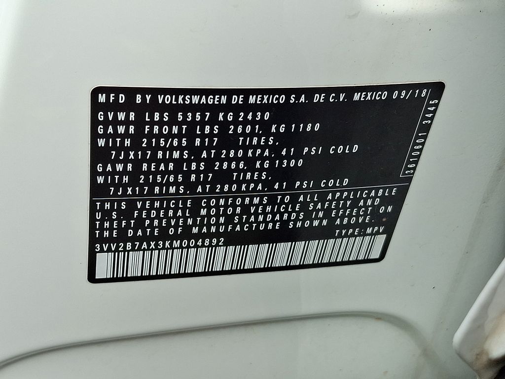 Thumbnail: 2019 Volkswagen Tiguan - 27