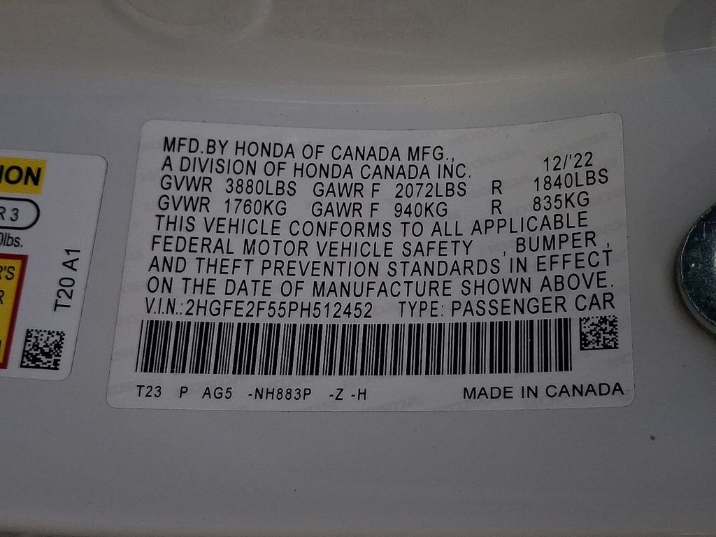 Thumbnail: 2023 Honda Civic - 20