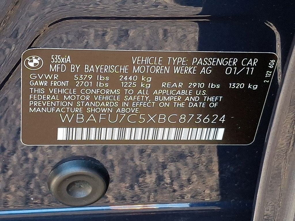 Thumbnail: 2011 BMW 5 Series - 26