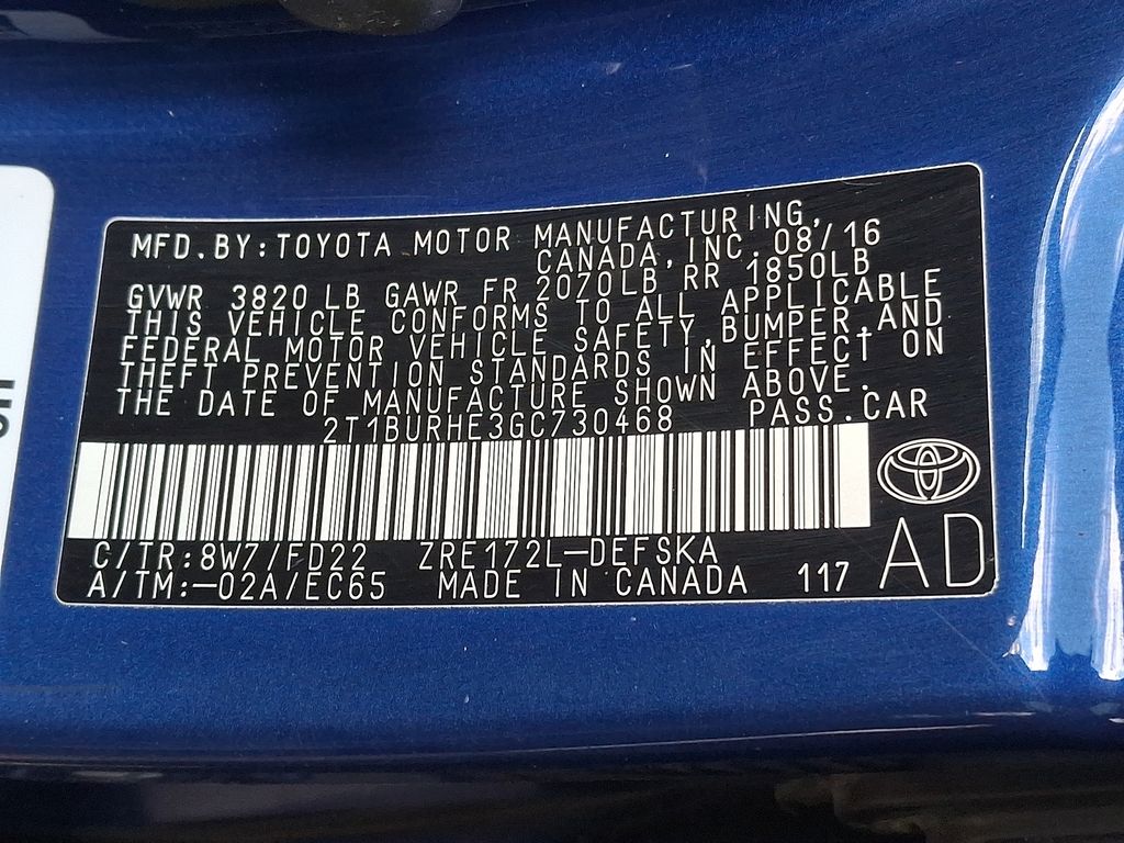 Thumbnail: 2016 Toyota Corolla - 26