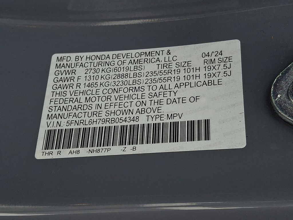 Thumbnail: 2024 Honda Odyssey - 25