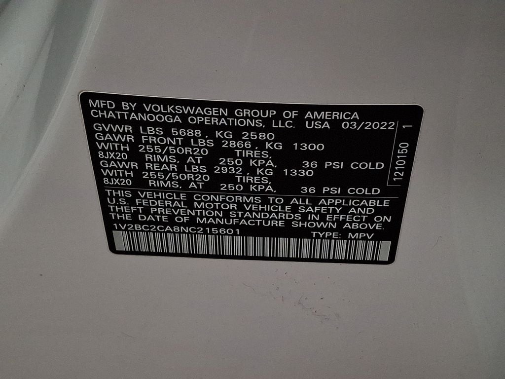 Thumbnail: 2022 Volkswagen Atlas - 25