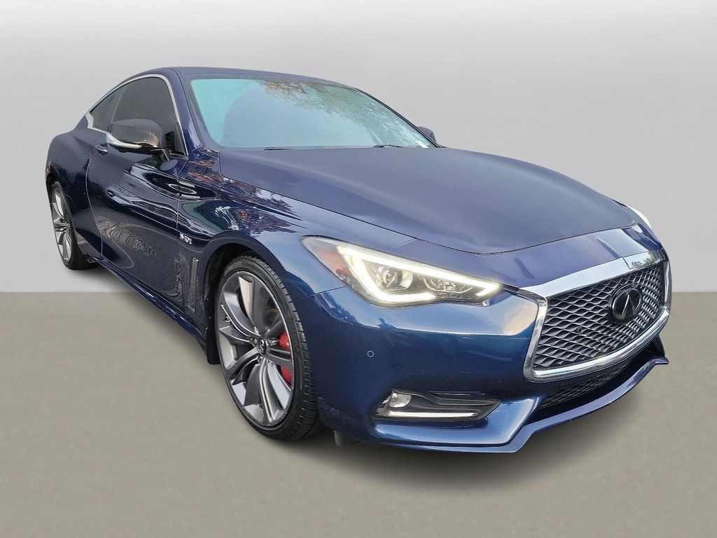 Used 2020 INFINITI Q60 Coupe RED SPORT with VIN JN1FV7EL8LM460045 for sale in Ramsey, NJ