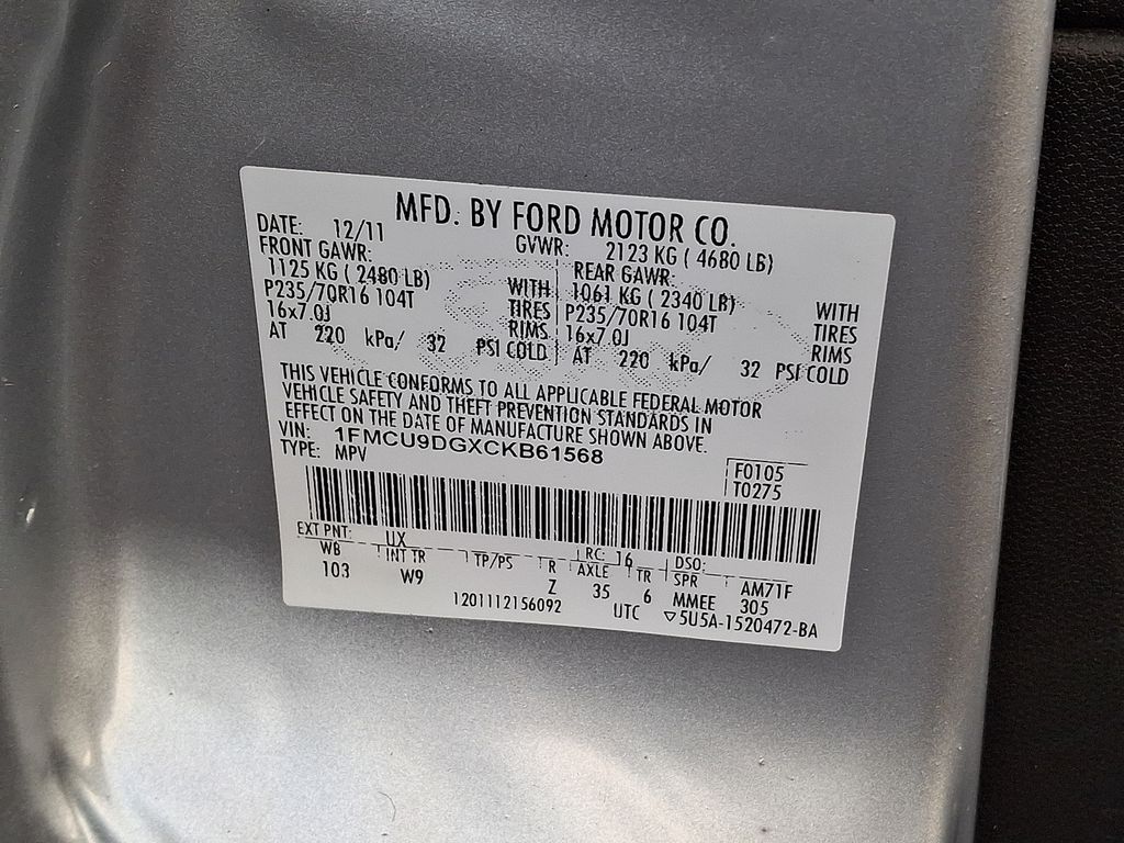 Thumbnail: 2012 Ford Escape - 26