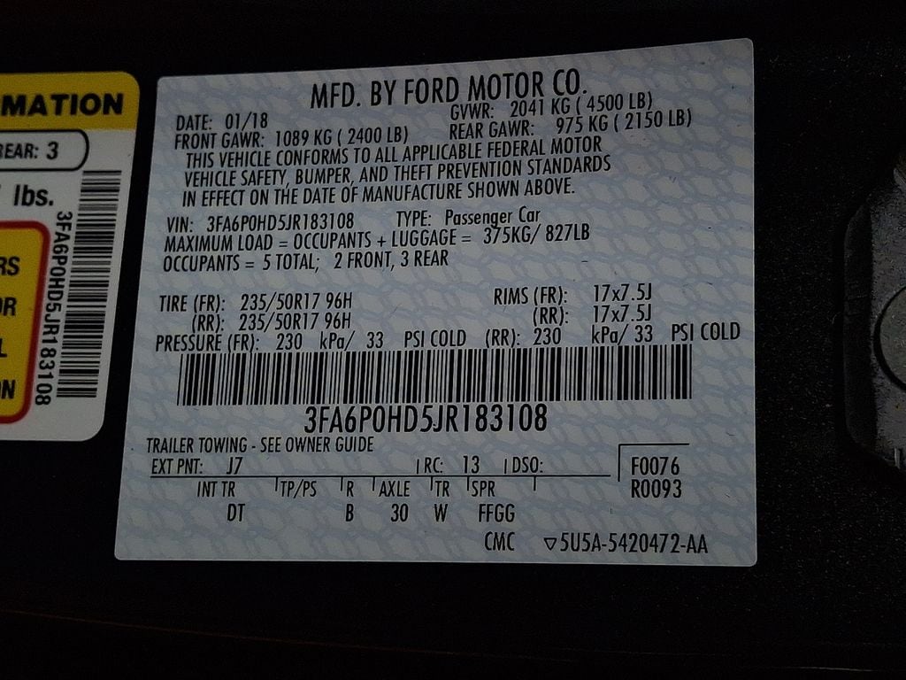 Thumbnail: 2018 Ford Fusion - 26