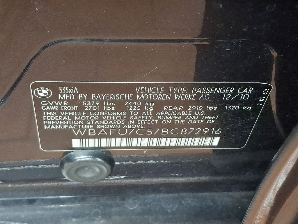 Thumbnail: 2011 BMW 5 Series - 26