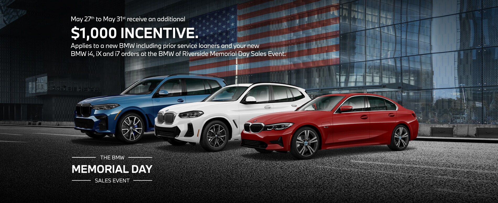 Memorial Day Sales Event BMW of Riverside