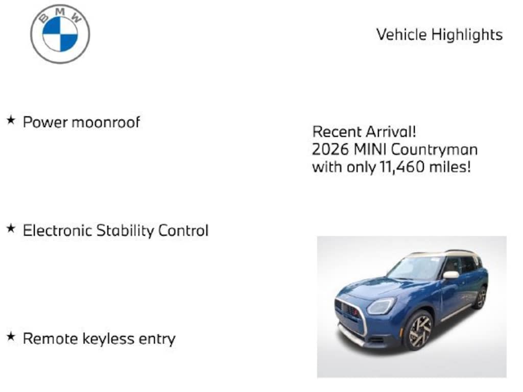 Used 2026 MINI Countryman S SUV