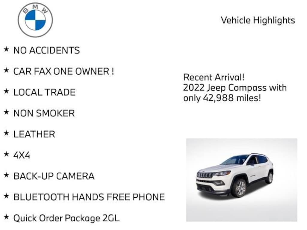 Used 2022 Jeep Compass Latitude Lux SUV