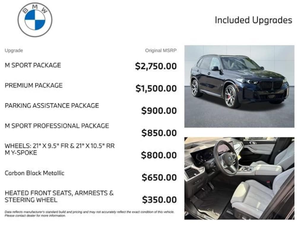 Used 2026 BMW X5 PHEV xDrive50e SUV