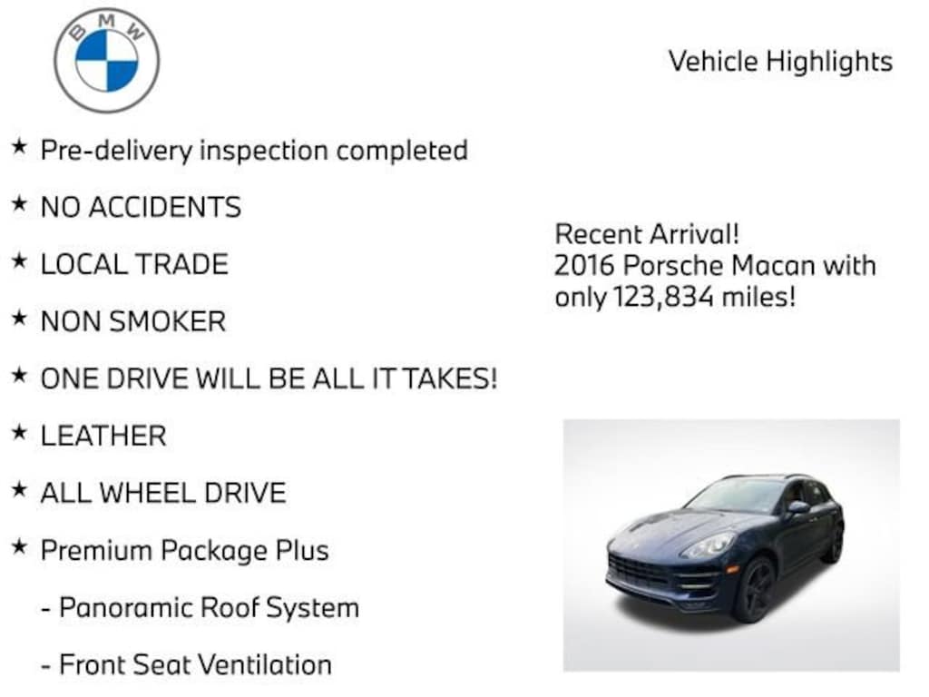 Used 2016 Porsche Macan Turbo SUV