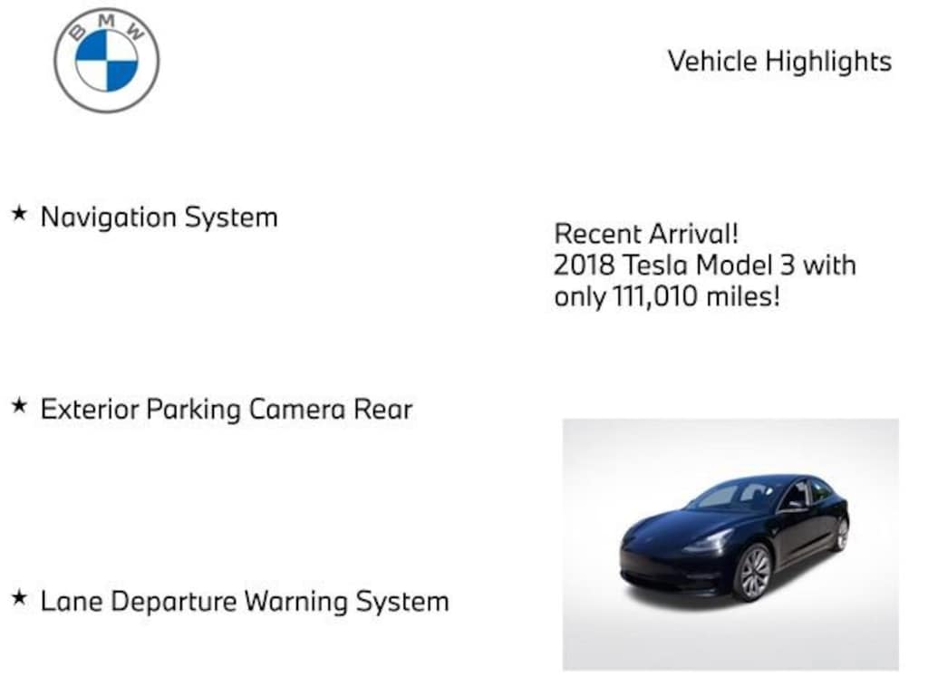 Used 2018 Tesla Model 3 Long Range Sedan