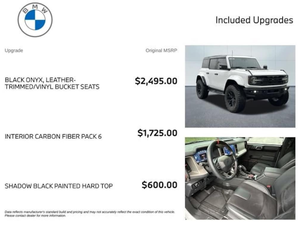 Used 2024 Ford Bronco Raptor SUV