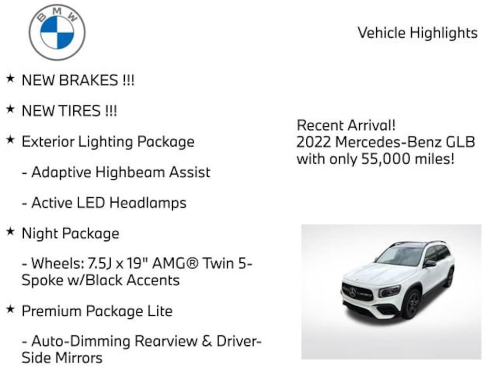 Used 2022 Mercedes-Benz GLB 250 4MATIC SUV
