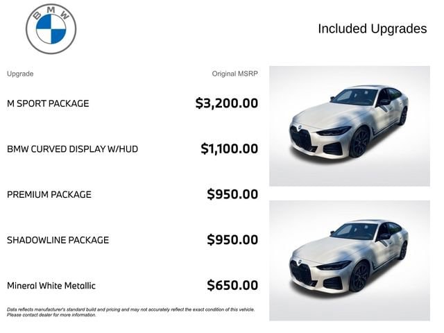 Certified 2023 BMW i4 Base with VIN WBY73AW01PFN46847 for sale in Shelby Township, MI