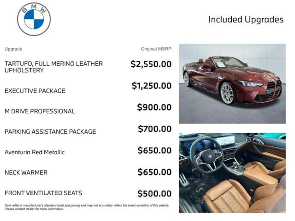 Used 2025 BMW M4 Competition xDrive Convertible