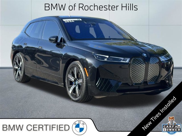 Certified 2024 BMW iX Base with VIN WB533CF04RCN76596 for sale in Shelby Township, MI