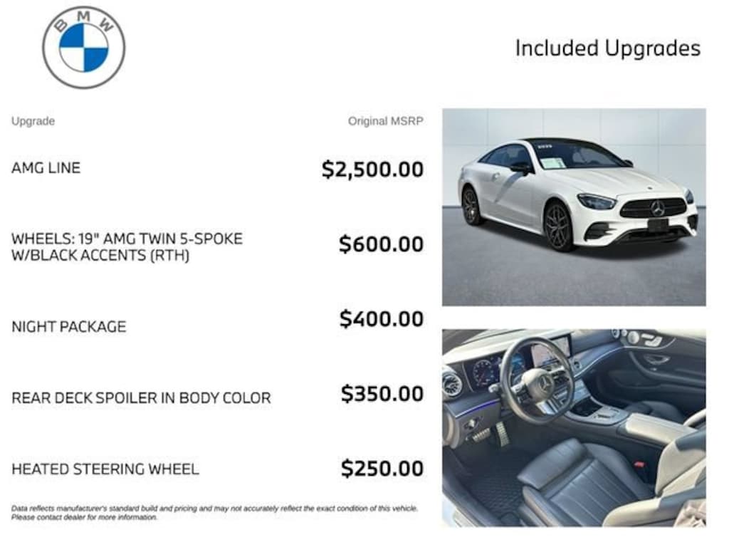 Used 2023 Mercedes-Benz E-Class 4MATIC Coupe