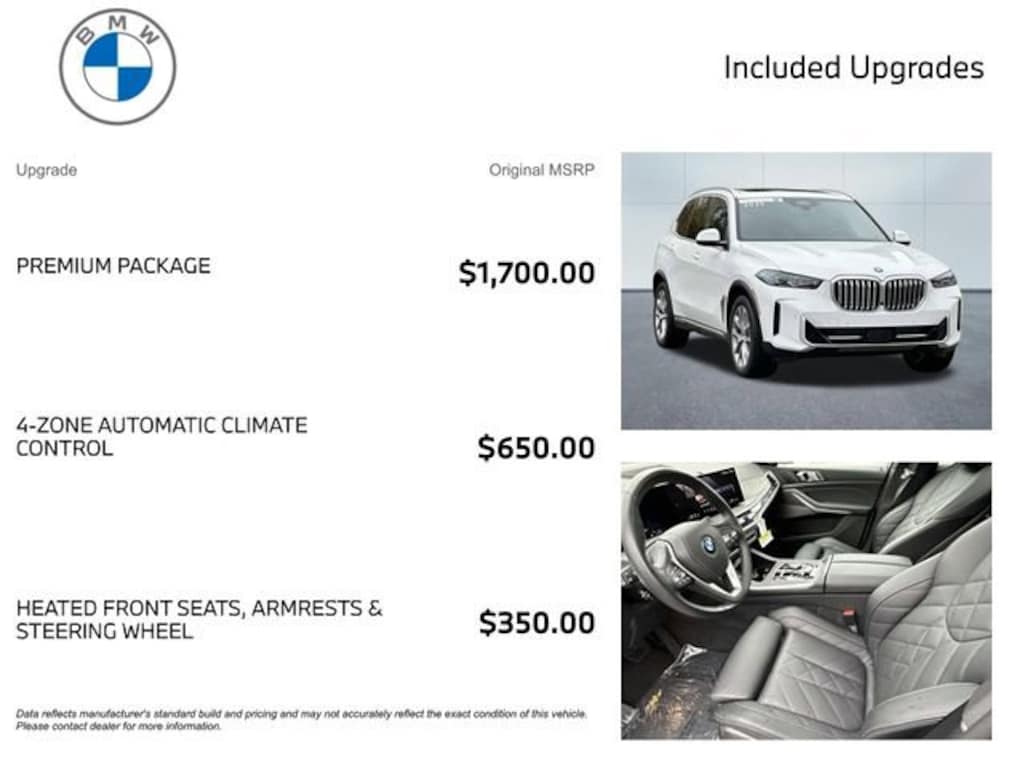 Certified 2025 BMW X5 PHEV xDrive50e SUV