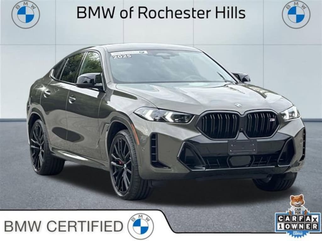 Certified 2025 BMW X6 M60i SUV