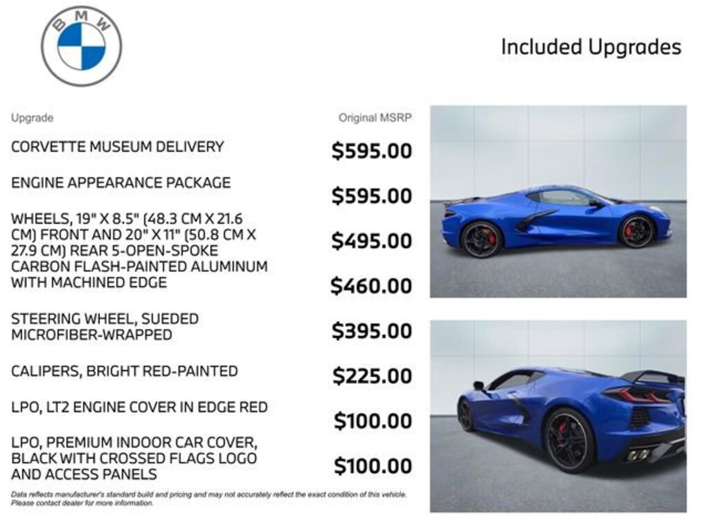 Used 2020 Chevrolet Corvette Stingray w/2LT Coupe