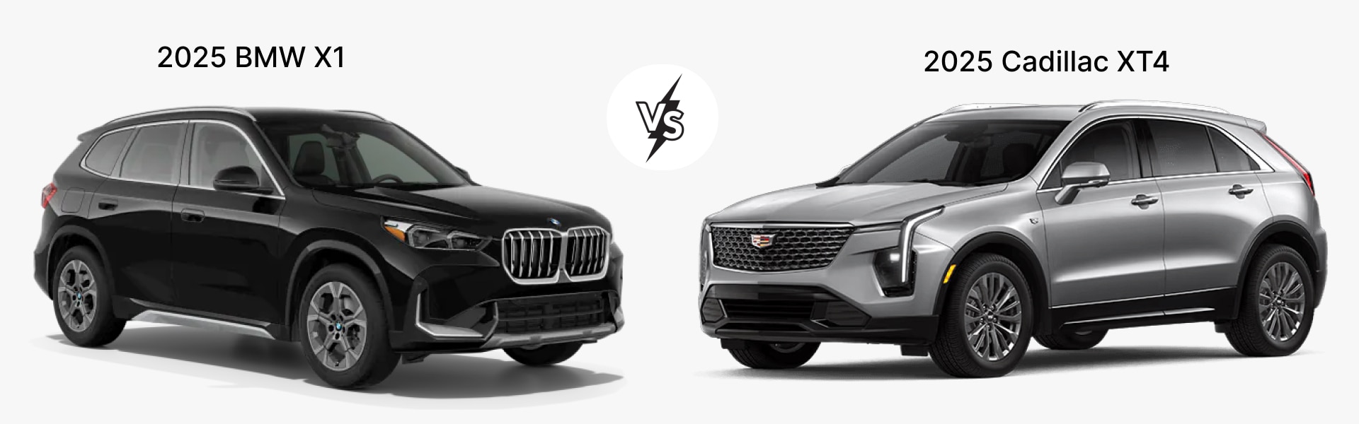 2025 Cadillac XT4 vs 2025 BMW X1
