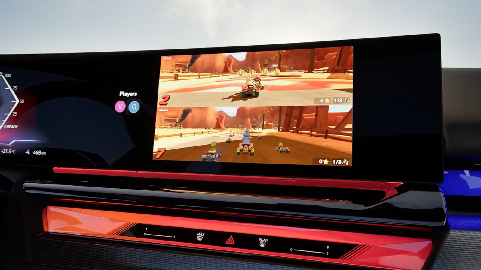 BMW Curved Display with AirConsole