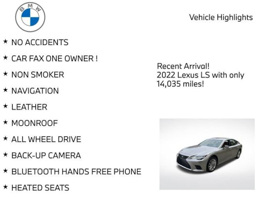 Used 2022 Lexus LS 500 Sedan