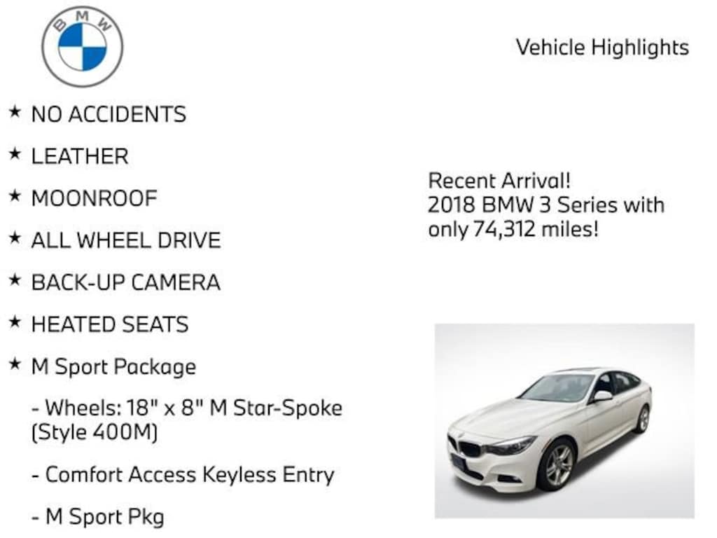 Used 2018 BMW 330i xDrive Gran Turismo