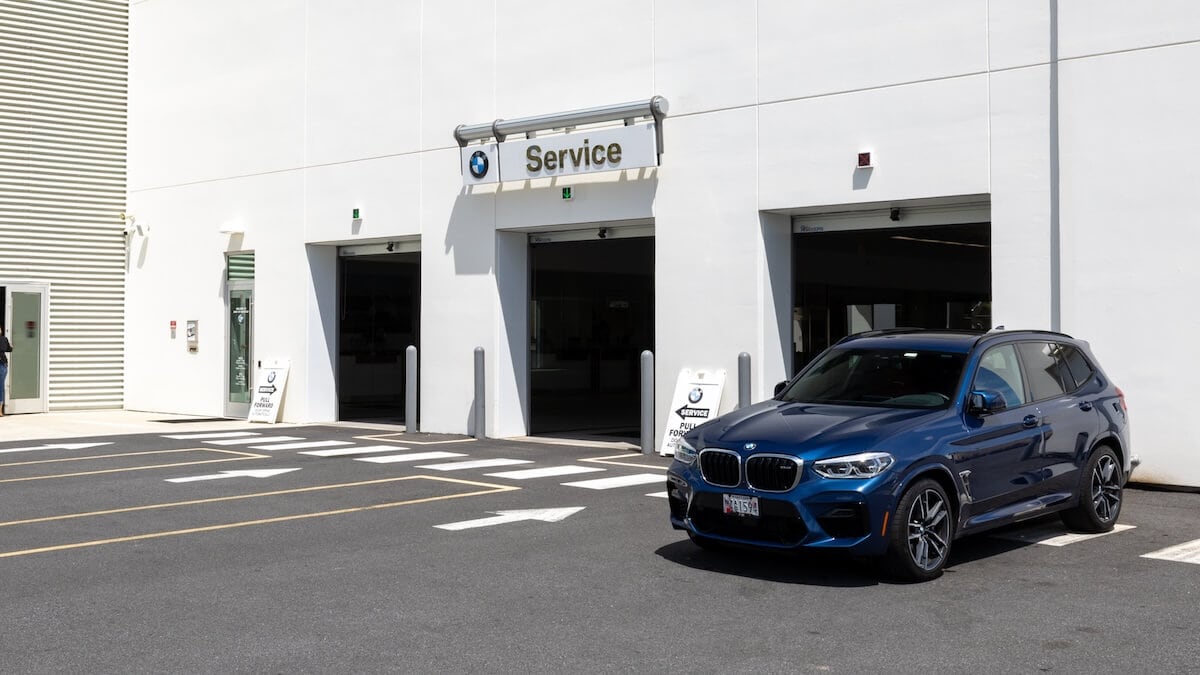 BMW of Rockville Service Center entrance