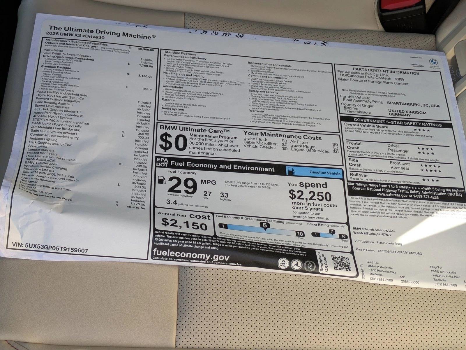 2026 BMW X3 30 - Photo 18