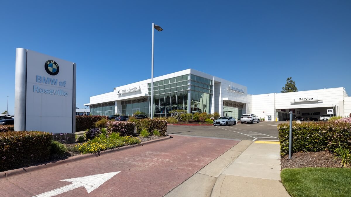 Exterior view of BMW of Roseville, a BMW dealer near Rocklin