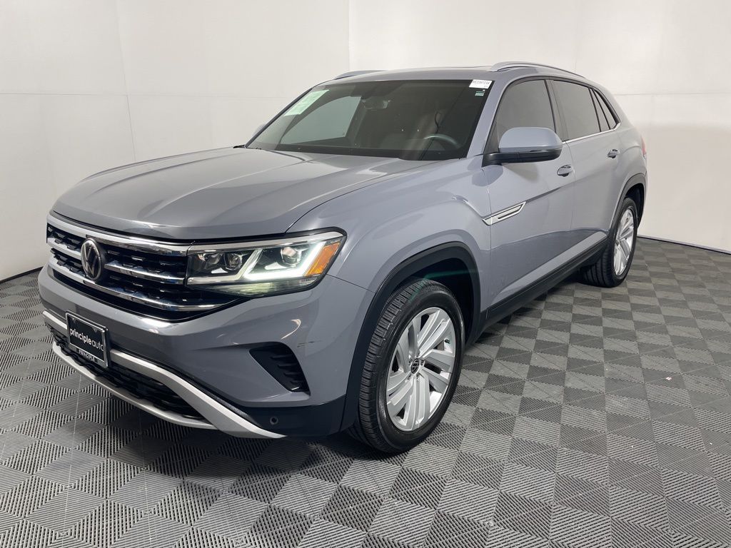 Used 2021 Volkswagen Atlas Cross Sport SE w/Tech with VIN 1V2JE2CA4MC239723 for sale in San Antonio, TX