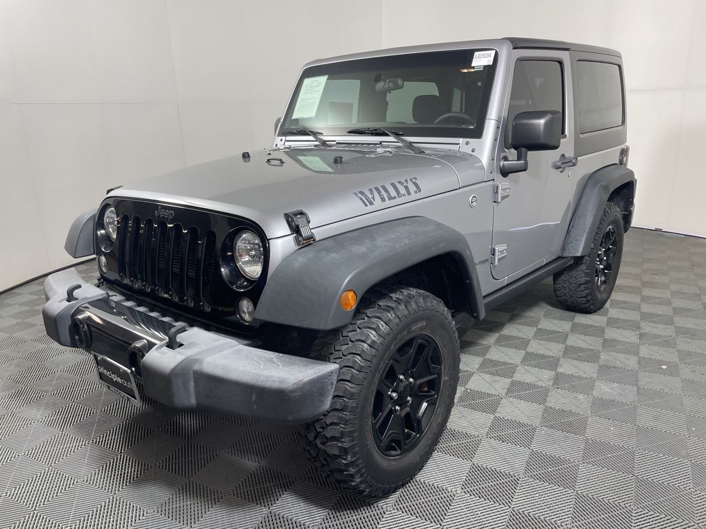 Used 2018 Jeep Wrangler JK Willys Wheeler with VIN 1C4AJWAG2JL823528 for sale in San Antonio, TX
