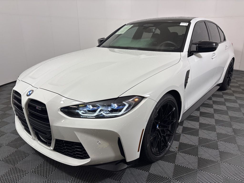 Certified 2024 BMW M3 Sedan Base with VIN WBS43AY06RFS24279 for sale in San Antonio, TX