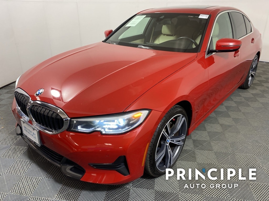 Certified 2021 BMW 3 Series 330i with VIN 3MW5R1J05M8C03796 for sale in San Antonio, TX