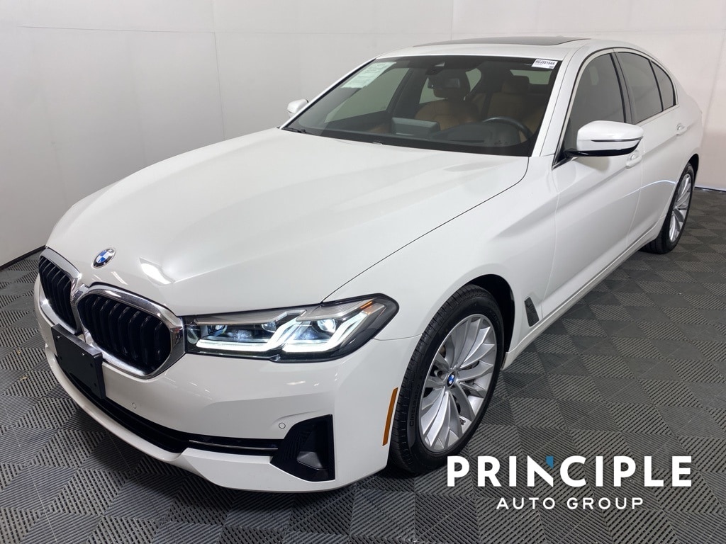 Certified 2022 BMW 5 Series 530i with VIN WBA53BH09NCJ35154 for sale in San Antonio, TX