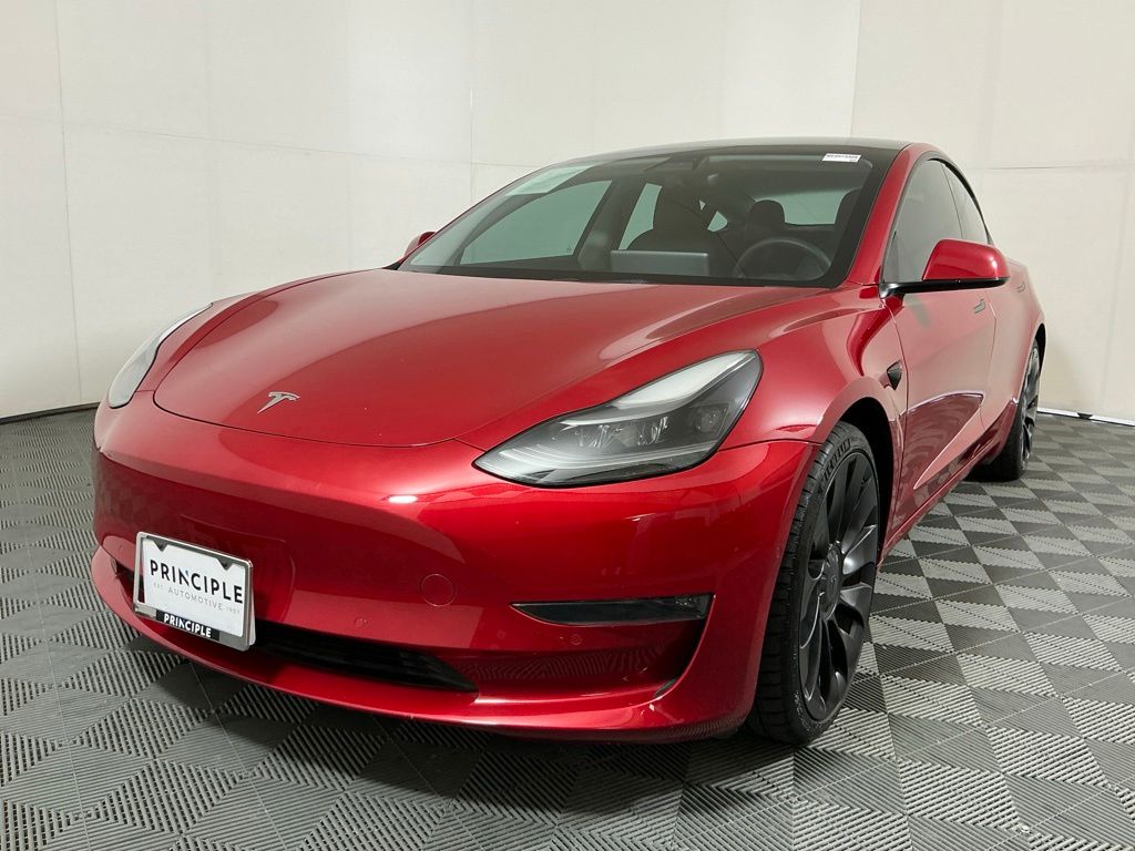 Used 2021 Tesla Model 3 Base with VIN 5YJ3E1EC0MF097330 for sale in San Antonio, TX