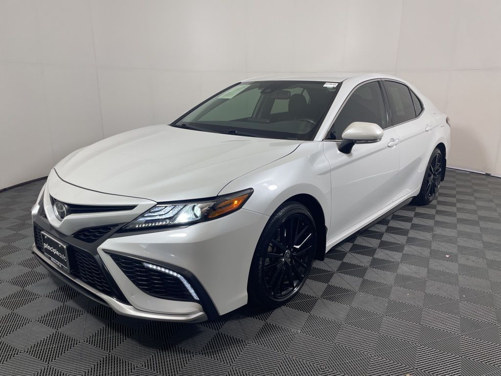Used 2023 Toyota Camry XSE with VIN 4T1K61AKXPU730610 for sale in San Antonio, TX