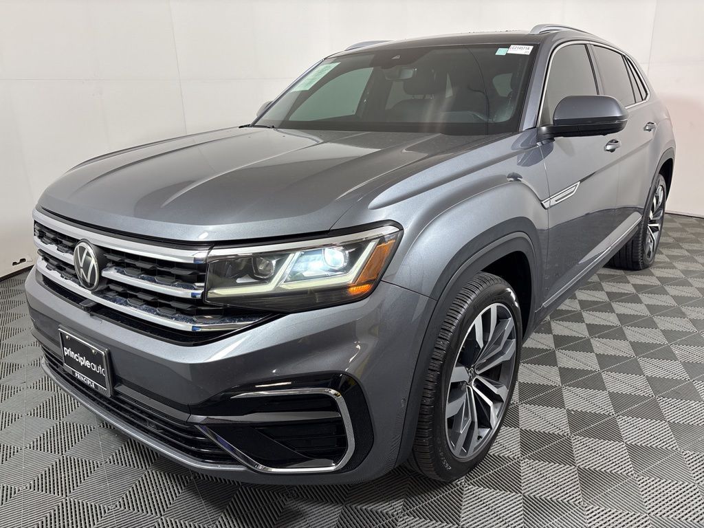 Used 2020 Volkswagen Atlas Cross Sport SEL Premium R-Line with VIN 1V2TE2CA4LC214571 for sale in San Antonio, TX