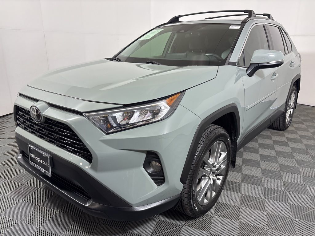 Used 2021 Toyota RAV4 XLE Premium with VIN 2T3C1RFV2MW146046 for sale in San Antonio, TX
